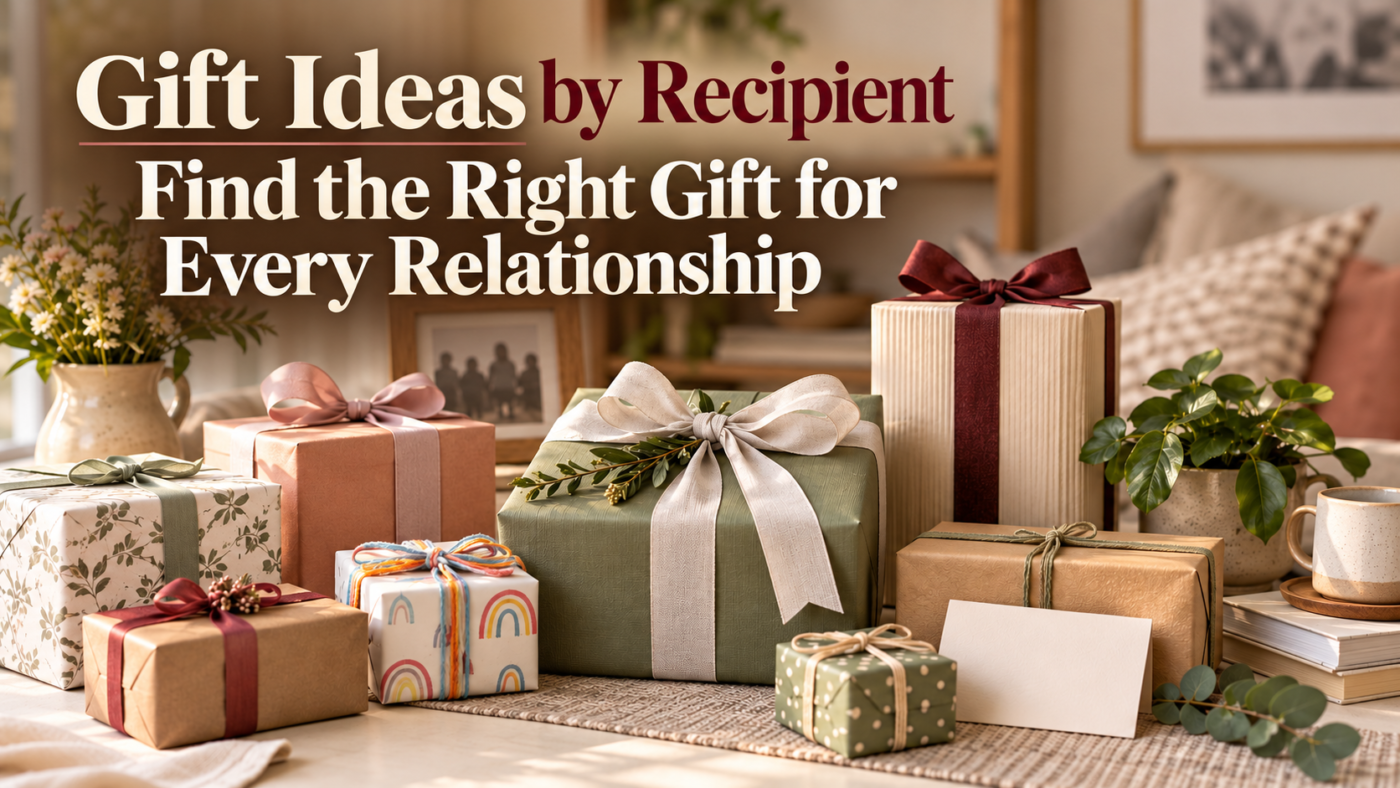Gift Ideas by Recipient: Find the Right Gift for Every Relationship