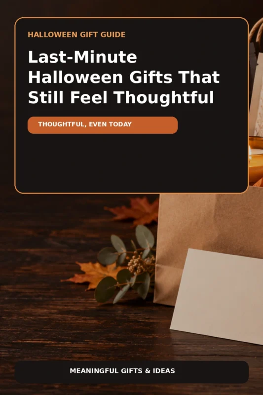 Last-minute Halloween gifts that still feel thoughtful