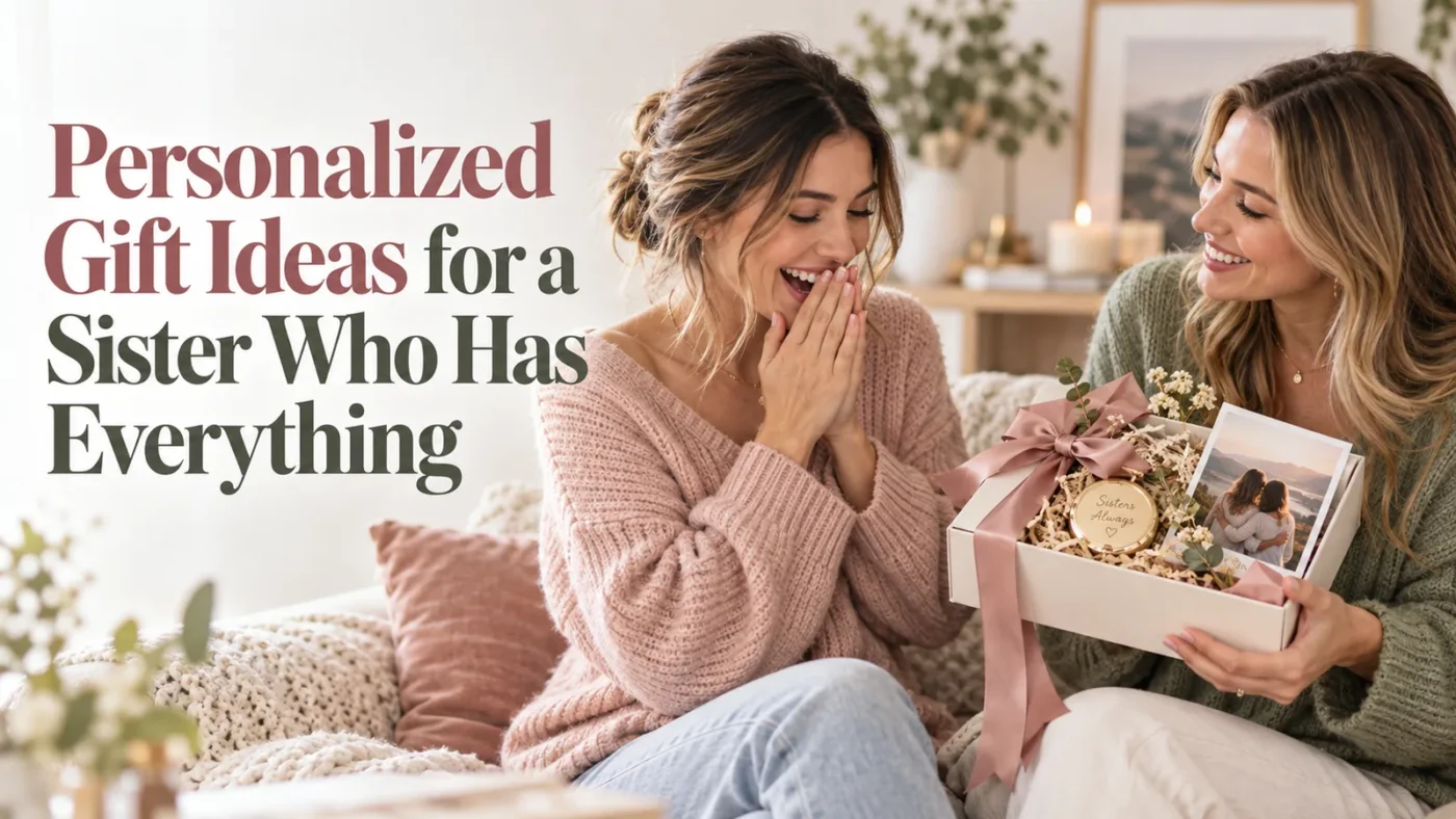 Personalized gift ideas for a sister who has everything