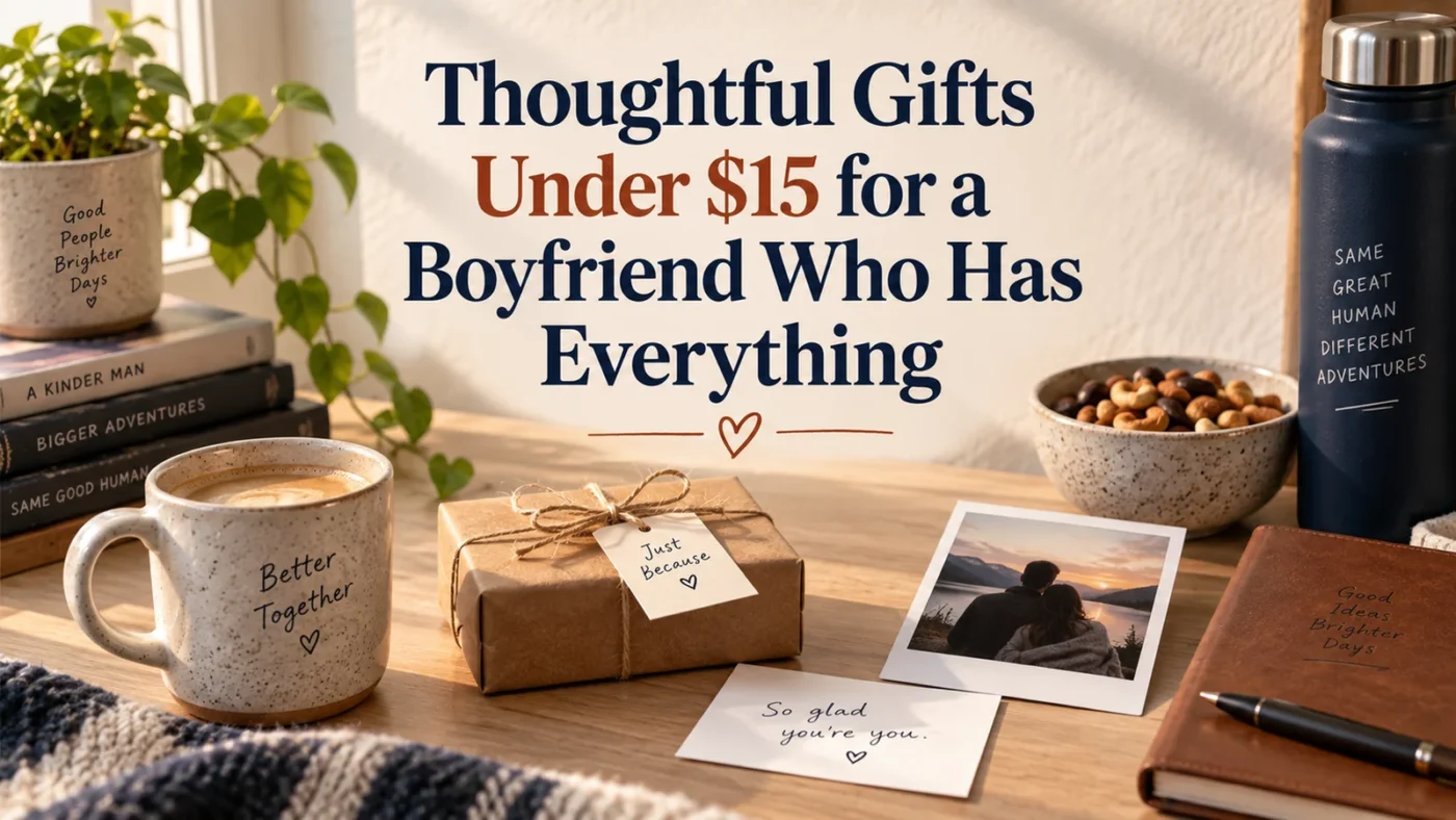 Thoughtful Gifts Under $15 for a Boyfriend Who Has Everything